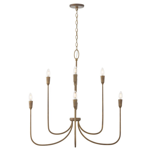 Capital Lighting Marley 8 Light Chandelier, Mystic Bronze - 456881MZ