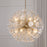 Capital Lighting Emelie 8 Light Chandelier, Matte Brass
