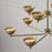 Capital Lighting Francesca 10Lt Chandelier, Gold/Textured Metal