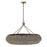 Capital Lighting Morada 8Lt Chandelier, Aegean Grey and Dark Brass