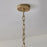 Capital Lighting Savari 6 Light Chandelier, Artisan Gold