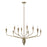 Capital Lighting Palmer 10 Light Chandelier, Antiqued Brass - 460401ANB