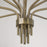 Capital Lighting Palmer 10 Light Chandelier, Antiqued Brass