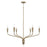 Capital Lighting Palmer 6 Light Chandelier, Antiqued Brass - 460461ANB