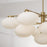 Capital Lighting Soren 13Lt Chandelier, Aged Brass/Soft White Glass