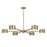 Capital Lighting Henley 12 Light Chandelier, Aged Brass - 460901AD