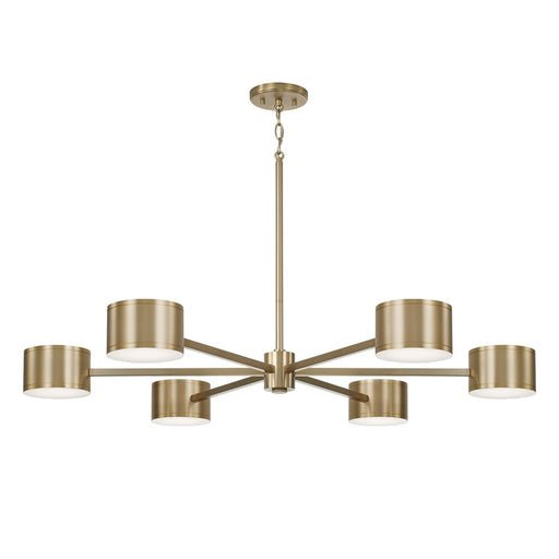 Capital Lighting Henley 12 Light Chandelier, Aged Brass - 460901AD
