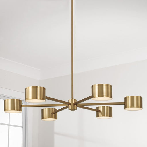 Capital Lighting Henley 12 Light Chandelier, Aged Brass