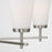 Homeplace Lighting Drake 5Lt Chandelier, Nickel/Soft White Glass