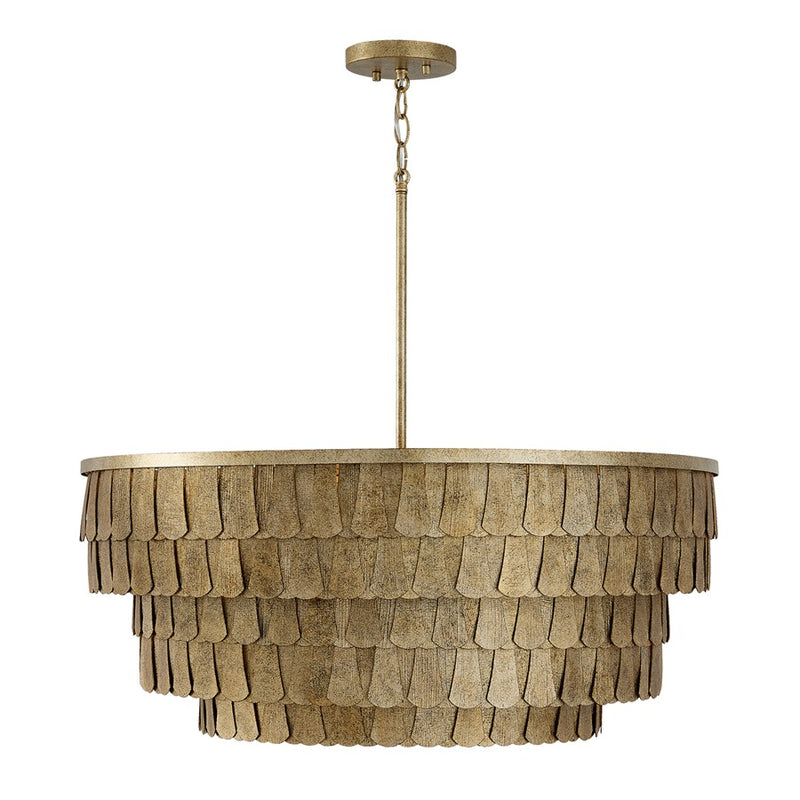 Capital Lighting Arden 6 Light Chandelier, Ancestral Gold
