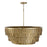 Capital Lighting Arden 6 Light Chandelier, Ancestral Gold