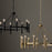 Capital Lighting Winton 12 Light Chandelier, Matte Brass