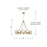 Capital Lighting Flora 12Lt Chandelier, Gold/White Glass Globes