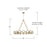 Capital Lighting Flora 16Lt Chandelier, Gold/White Glass Globes