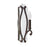 Capital Lighting Leigh 1 Light Wall Sconce, Burnished Bronze