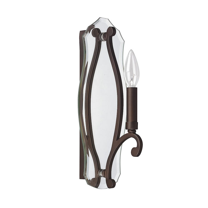 Capital Lighting Leigh 1 Light Wall Sconce, Burnished Bronze