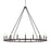 Capital Lighting Pearson 20 Light Chandelier, Black Iron