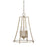 Capital Lighting Dawson 4 Light Foyer, Aged Brass