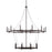 Capital Lighting Lancaster Chandelier, Black Iron