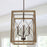 Capital Lighting Tybee 4 Light Foyer, Nordic Grey
