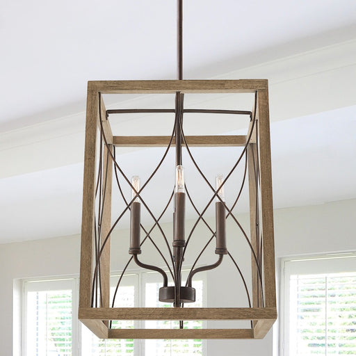 Capital Lighting Tybee 4 Light Foyer, Nordic Grey