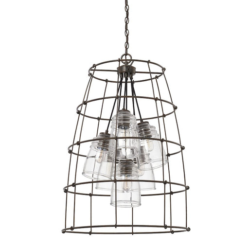 Capital Lighting Turner 6 Light Foyer, Nordic Grey