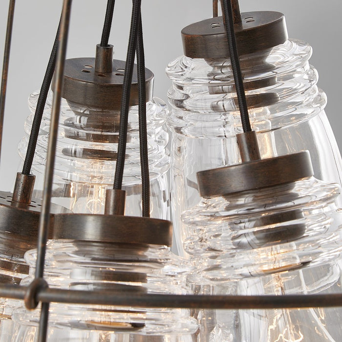 Capital Lighting Turner 6 Light Foyer, Nordic Grey