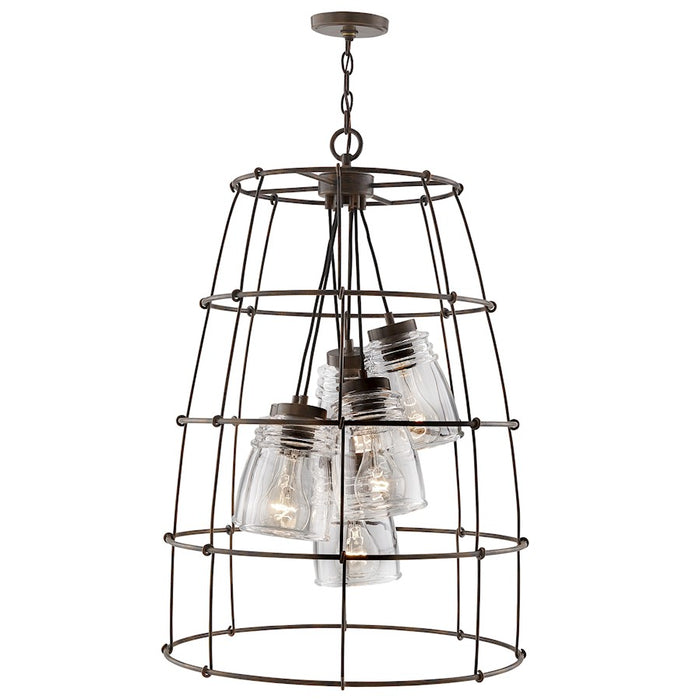 Capital Lighting Turner 6 Light Foyer, Nordic Grey