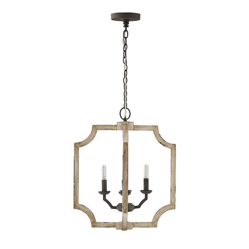 Capital Lighting 4 Light Foyer, Sea Salt