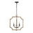 Capital Lighting 4 Light Foyer, Sea Salt