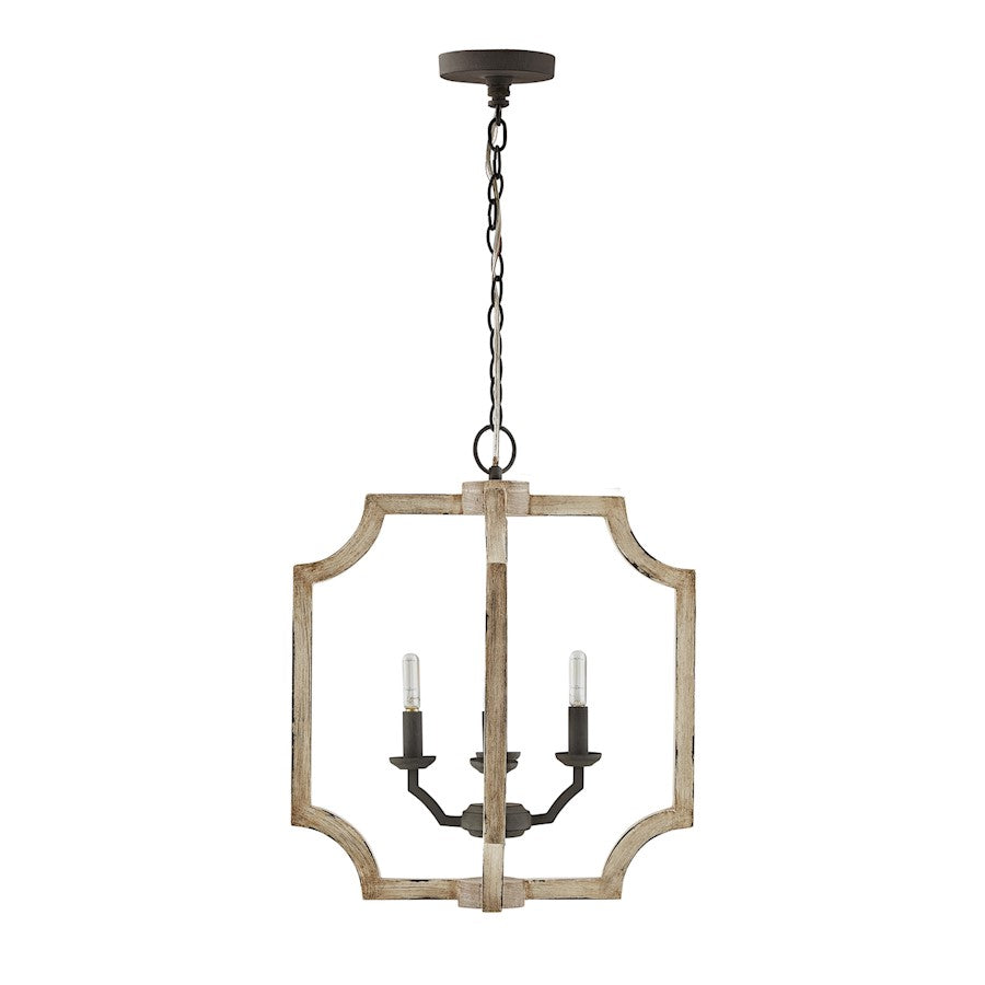 Capital Lighting 4 Light Foyer, Sea Salt