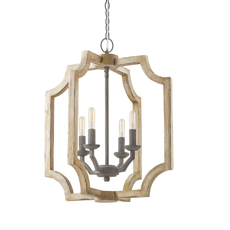 Capital Lighting 4 Light Foyer, Sea Salt