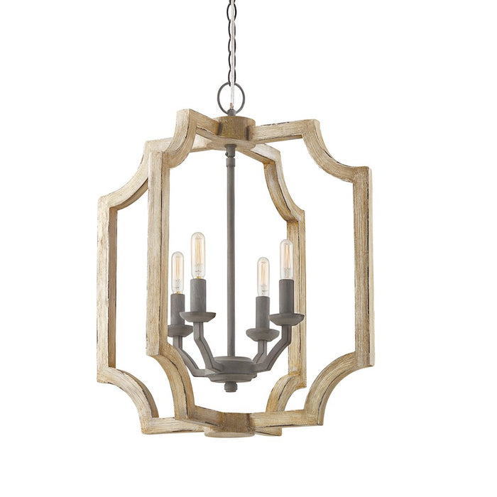 Capital Lighting 4 Light Foyer, Sea Salt