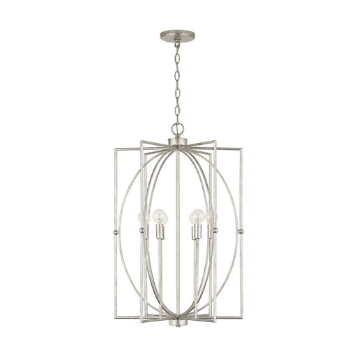 Capital Lighting Oran 6-Light Foyer, Antique Silver