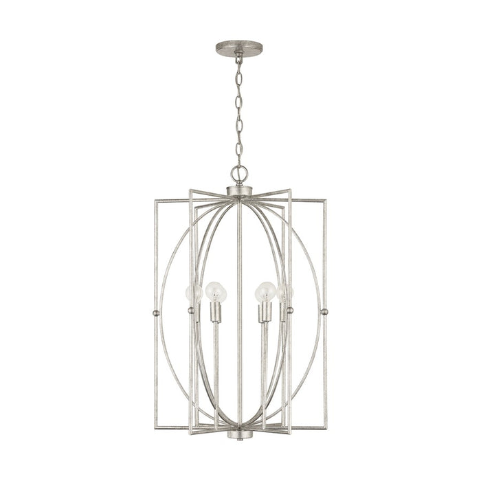 Capital Lighting Oran 6-Light Foyer, Antique Silver