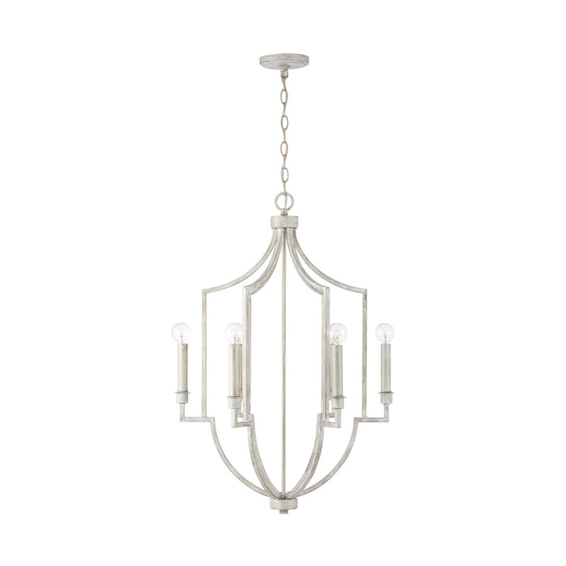Capital Lighting Demi 6-Light Foyer, Winter White