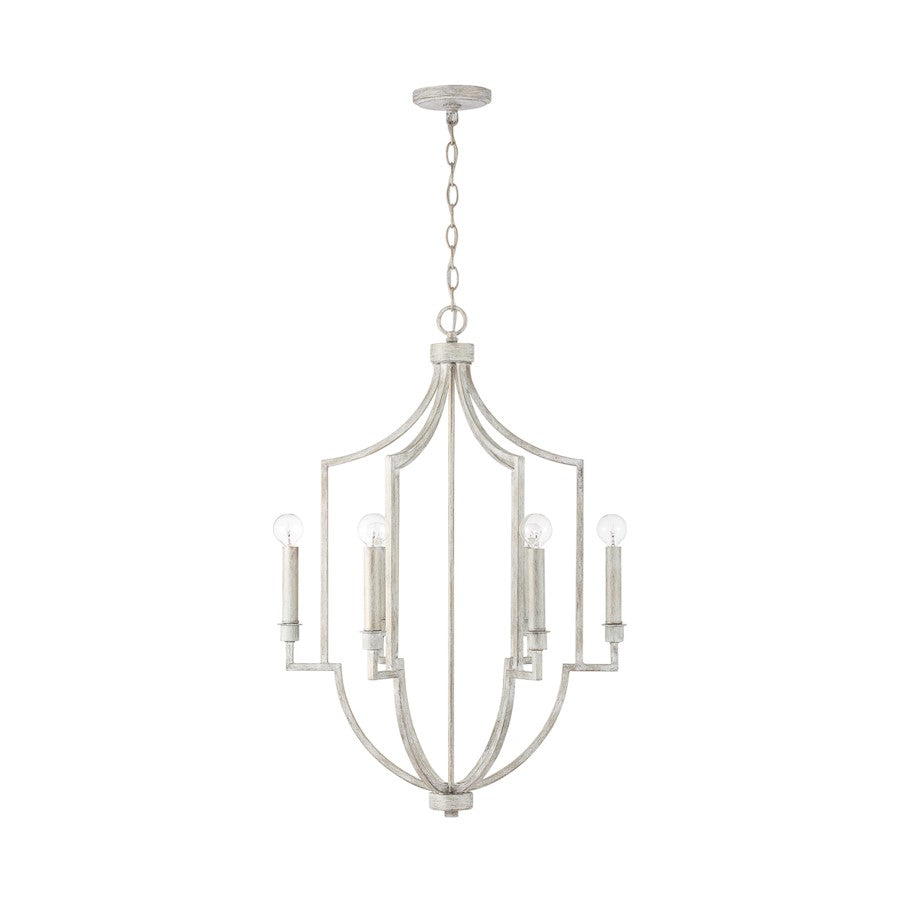 Capital Lighting Demi 6-Light Foyer, Winter White