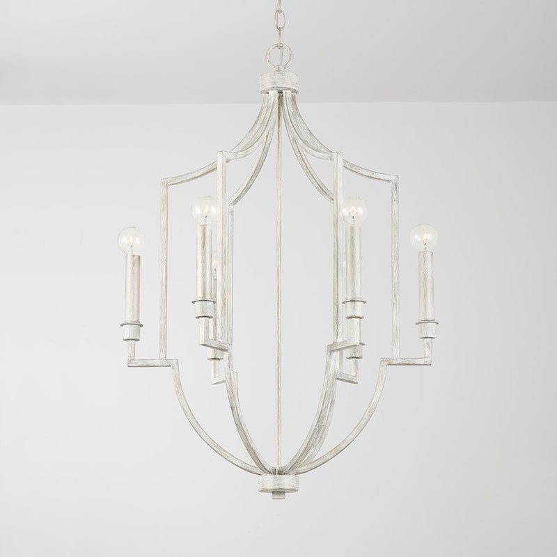 Capital Lighting Demi 6-Light Foyer, Winter White