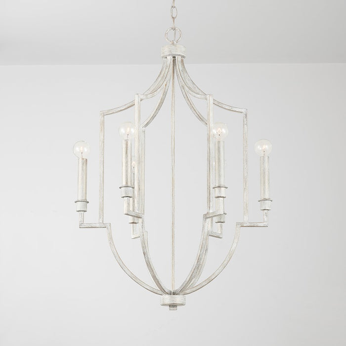 Capital Lighting Demi 6-Light Foyer, Winter White