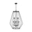 Capital Lighting Corey 8-Light Foyer, Matte Black