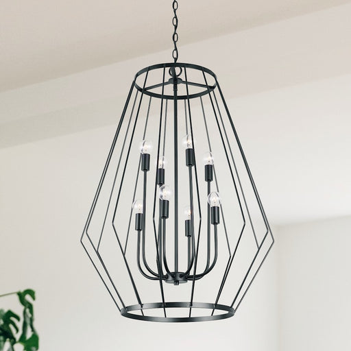 Capital Lighting Corey 8-Light Foyer, Matte Black