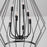 Capital Lighting Corey 8-Light Foyer, Matte Black