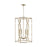 Capital Lighting Jordyn 6-Light Foyer, Aged Brass
