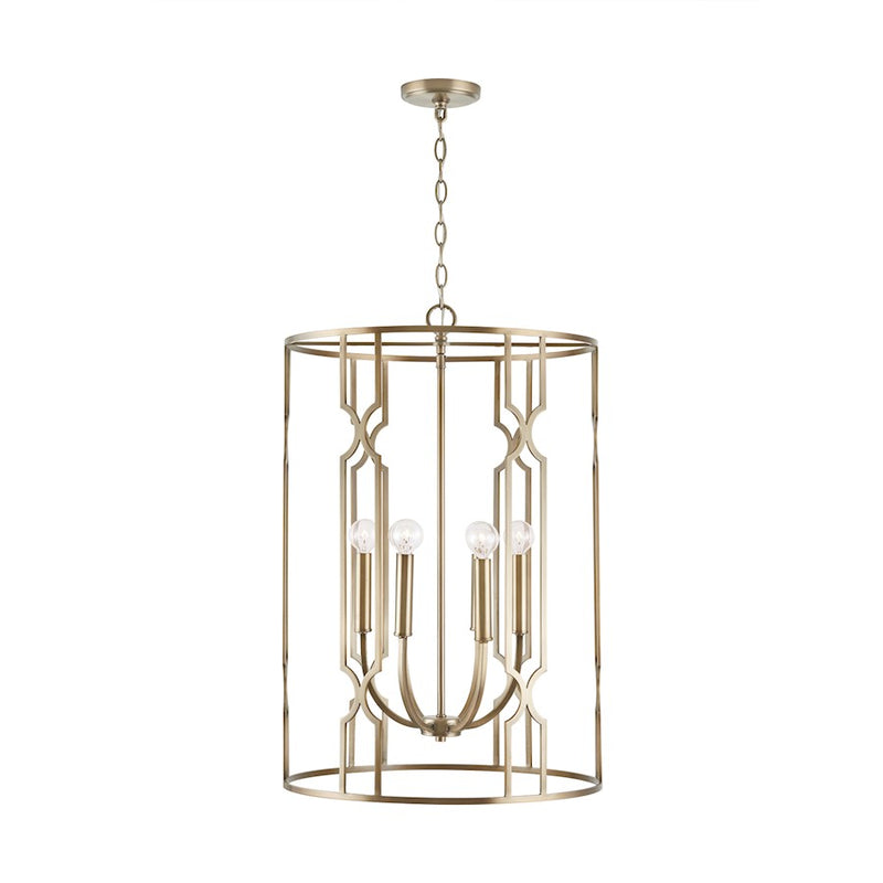 Capital Lighting Jordyn 6-Light Foyer, Aged Brass