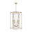 Capital Lighting Jordyn 6-Light Foyer, Aged Brass