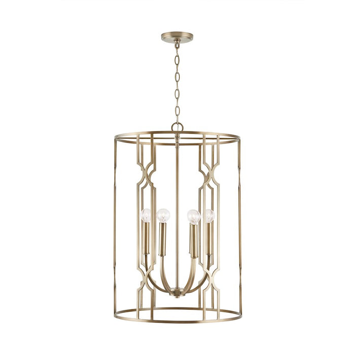 Capital Lighting Jordyn 6-Light Foyer, Aged Brass