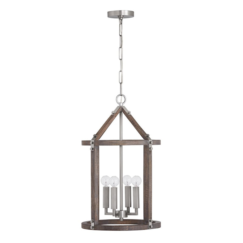 Capital Lighting Hugo Foyer, Grey Wash Matte Nickel