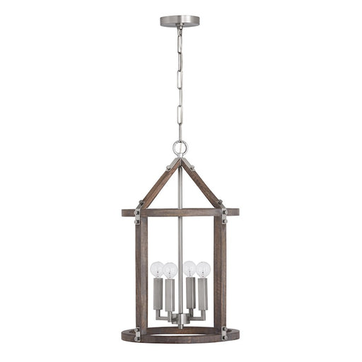 Capital Lighting Hugo Foyer, Grey Wash Matte Nickel