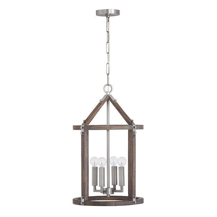 Capital Lighting Hugo Foyer, Grey Wash Matte Nickel
