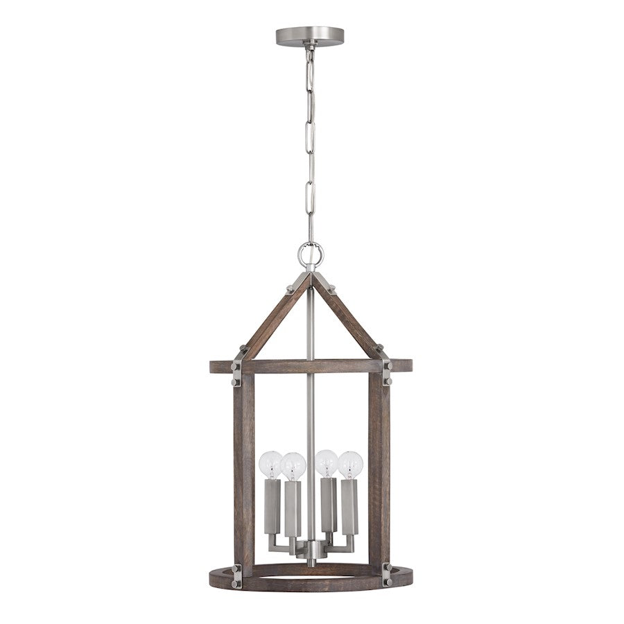 Capital Lighting Hugo Foyer, Grey Wash Matte Nickel